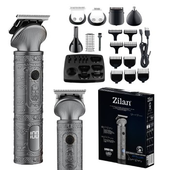 Masina de tuns Zilan ZLN8665 cu 6 capete, 8 nivele de taiere, capete rezistente la spalare