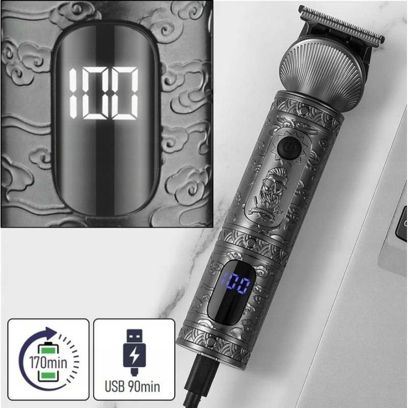 Masina de tuns Zilan ZLN8665 cu 6 capete, 8 nivele de taiere, capete rezistente la spalare