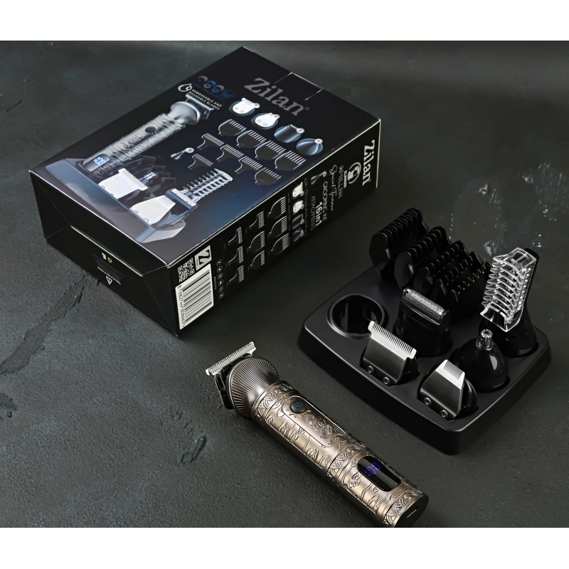 Masina de tuns Zilan ZLN8665 cu 6 capete, 8 nivele de taiere, capete rezistente la spalare
