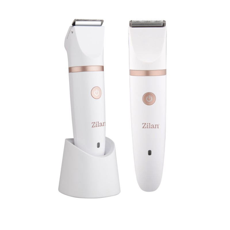 Aparat de epilat Zilan ZLN8740 Alb, 3 capete de epilare, 3 nivele de taiere, perie pentru curatare