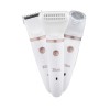 Aparat de epilat Zilan ZLN8740 Alb, 3 capete de epilare, 3 nivele de taiere, perie pentru curatare