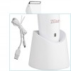 Aparat de epilat Zilan ZLN8740 Alb, 3 capete de epilare, 3 nivele de taiere, perie pentru curatare