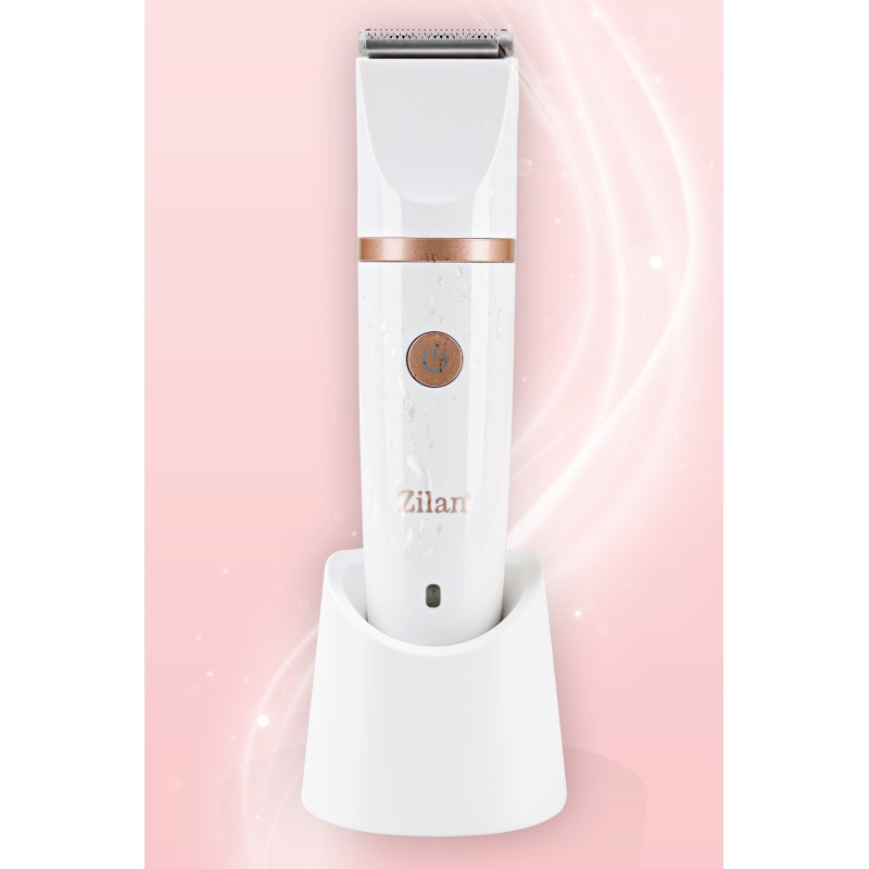 Aparat de epilat Zilan ZLN8740 Alb, 3 capete de epilare, 3 nivele de taiere, perie pentru curatare