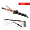 Ondulator de par Zilan ZLN9525 cu clips, Negru/Roz, diametru 19mm, Putere 30W