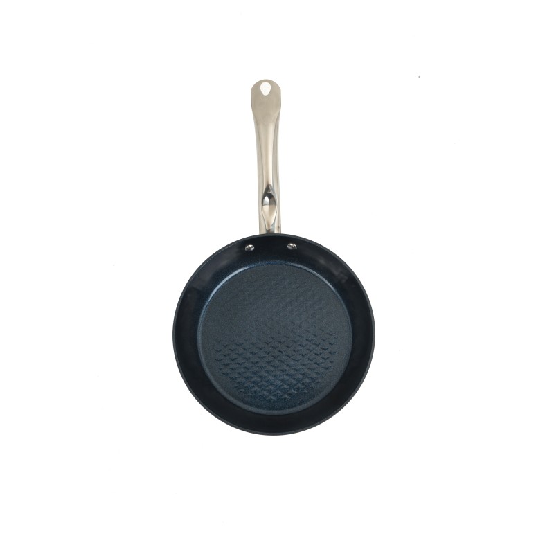 Tigaie Zilan ZLN9624 diamond, cu baza de inductie, ceramica si inox, usor de spalat, 20 cm,0.95L