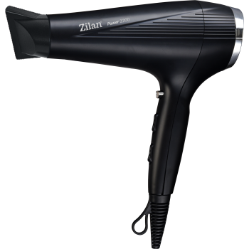 Uscator de par Zilan ZLN9389, 2200W, 2 trepte de viteza, 3 trepte de temperatura, cu aer cald si rece, Negru