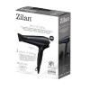 Uscator de par Zilan ZLN9389, 2200W, 2 trepte de viteza, 3 trepte de temperatura, cu aer cald si rece, Negru