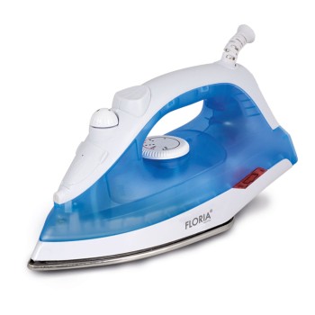 Fier de calcat Floria ZLN9686, 1600W, capacitate 180ml, temperatura reglabila, talpa din inox