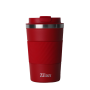 Cana de cafea Zilan ZLN9880 termos, capacitate 380ml, interior din inox, pereti dublii, rosu
