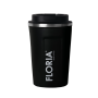 Cana de cafea Floria ZLN9969 tip termos, capacitate 380ml, interior din inox, pereti dublii, negru