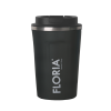Cana de cafea Floria ZLN9970 tip termos, capacitate 380ml, interior din inox, pereti dublii, gri