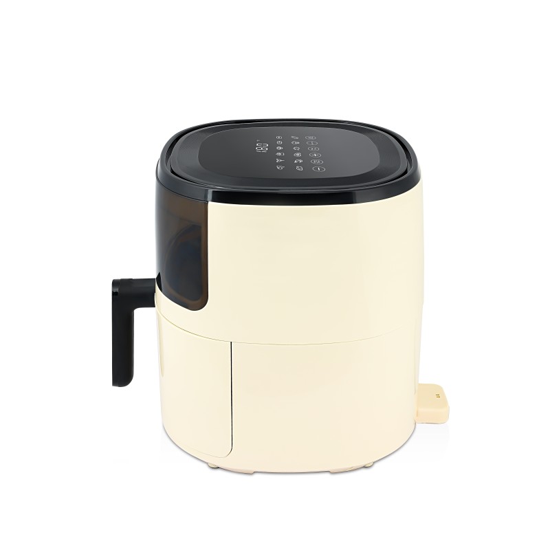 Friteuza Zilan ZLN9984 tip air fryer, 1500W, capacitate 5L, temperatura maxima 200 grade, Crem