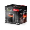 Friteuza Zilan ZLN9983 tip air fryer, 1500W, capacitate 5L, temperatura maxima 200 grade, Negru