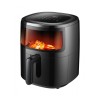Friteuza Zilan ZLN9983 tip air fryer, 1500W, capacitate 5L, temperatura maxima 200 grade, Negru