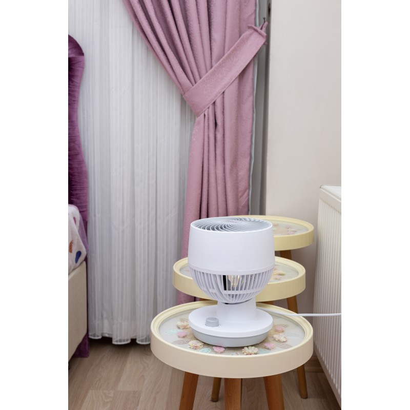 Ventilator de birou Zilan ZLN1009, 3 trepte de viteza, Oscilatie, Putere 45W