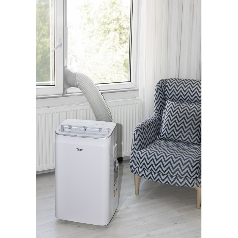 Aer conditionat mobil Zilan ZLN1054 3 in 1, 12000Btu/h, WiFi, temperatura 7-35 grade C