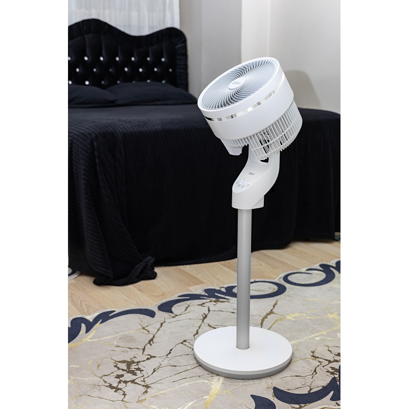 Circulator de aer Zilan ZLN1016, 3 trepte de viteza, 3 moduri presetate, motor AC, Oscilatie, Timer, 60W