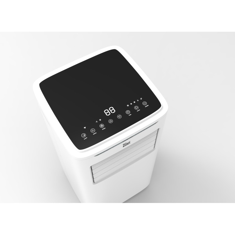 Aer conditionat mobil Zilan ZLN1047 3 in 1, 9000Btu/h, Timer, Display LED, temperatura 7-35 grade C