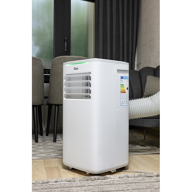Aer conditionat mobil Zilan ZLN1047 3 in 1, 9000Btu/h, Timer, Display LED, temperatura 7-35 grade C