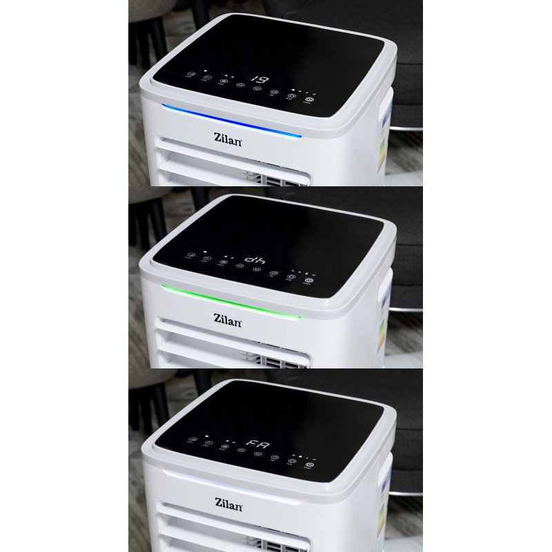 Aer conditionat mobil Zilan ZLN1047 3 in 1, 9000Btu/h, Timer, Display LED, temperatura 7-35 grade C