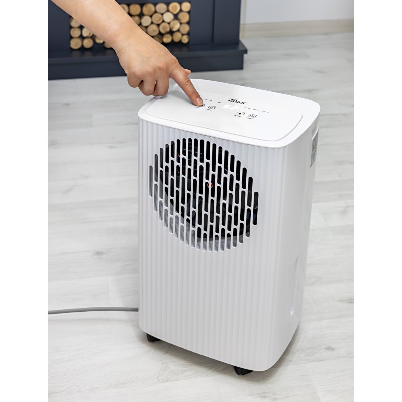 Dezumidificator aer Zilan ZLN1061, Timer, capacitate 10L la 24 de ore, Humidistat reglabil