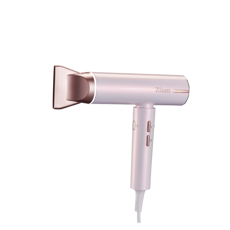 Uscator de par Zilan ZLN9181, tehnologie IQ, 3 trepte de viteza si temperatura, Functie ionica, 1800W