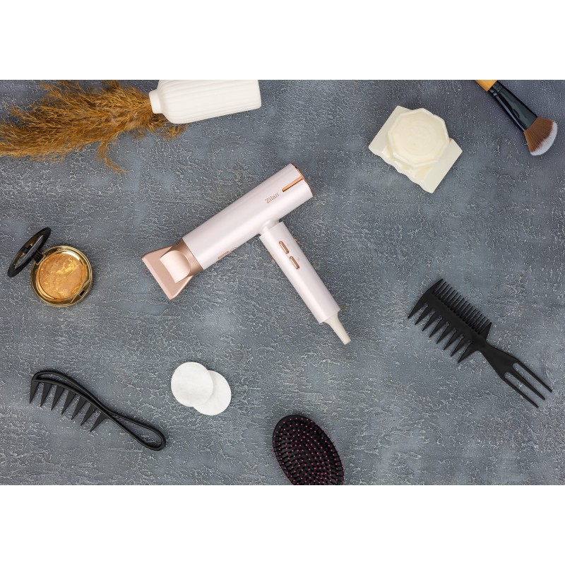 Uscator de par Zilan ZLN9181, tehnologie IQ, 3 trepte de viteza si temperatura, Functie ionica, 1800W