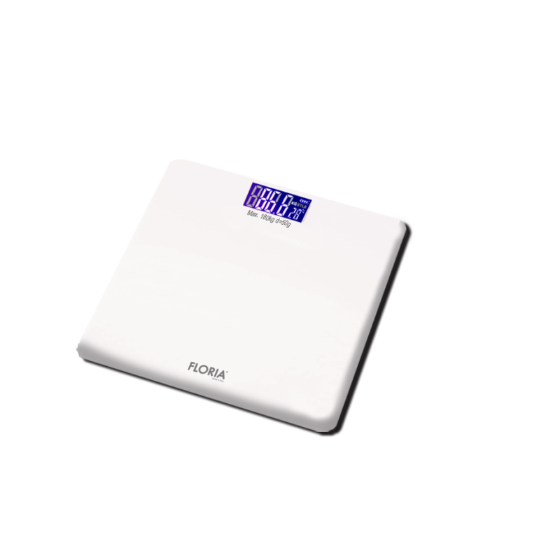 Cantar corporal Floria ZLN7683 din sticla securizata, capacitate 3-180Kg, Display LCD