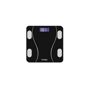 Cantar corporal Zilan ZLN8962 din sticla securizata, capacitate 3-180kg, Aplicatie OKOK, Display LCD