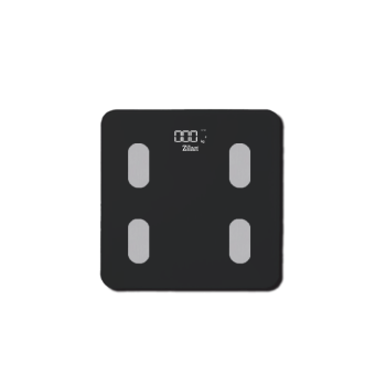 Cantar corporal Zilan ZLN8980 din sticla securizata, capacitate 3-180kg, Aplicatie OKOK, Display LED