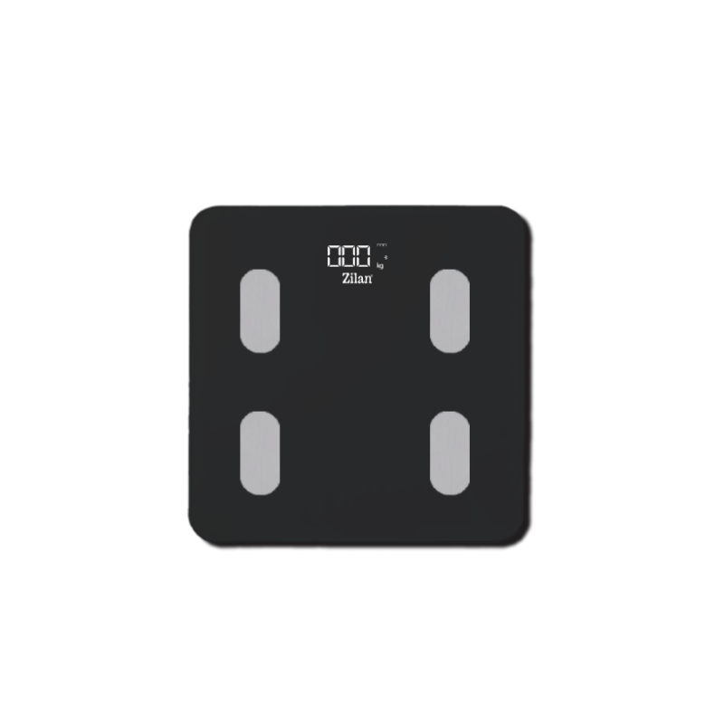 Cantar corporal Zilan ZLN8980 din sticla securizata, capacitate 3-180kg, Aplicatie OKOK, Display LED