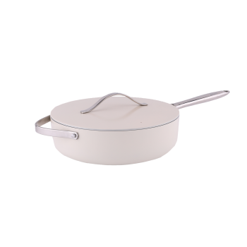 Tigaie inalta cu capac Zilan ZLN0880 din 5 straturi de material, maner inox, 28 cm