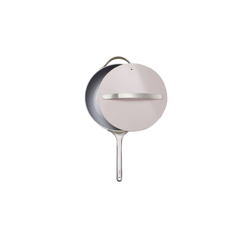 Tigaie inalta cu capac Zilan ZLN0880 din 5 straturi de material, maner inox, 28 cm