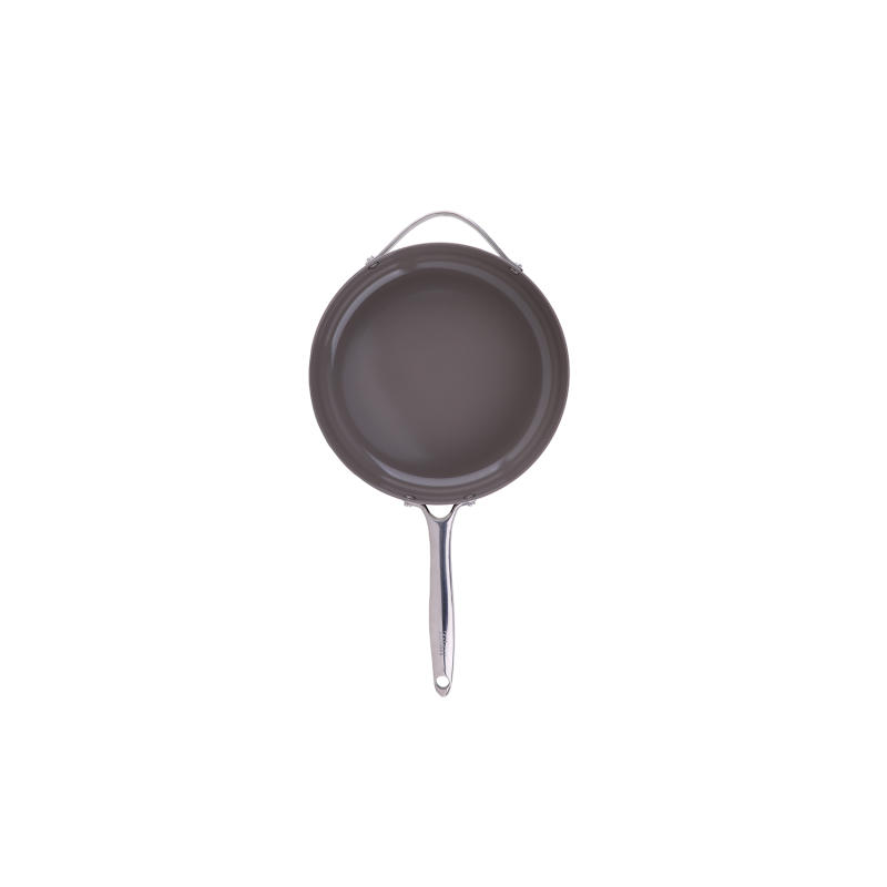 Tigaie inalta cu capac Zilan ZLN0880 din 5 straturi de material, maner inox, 28 cm