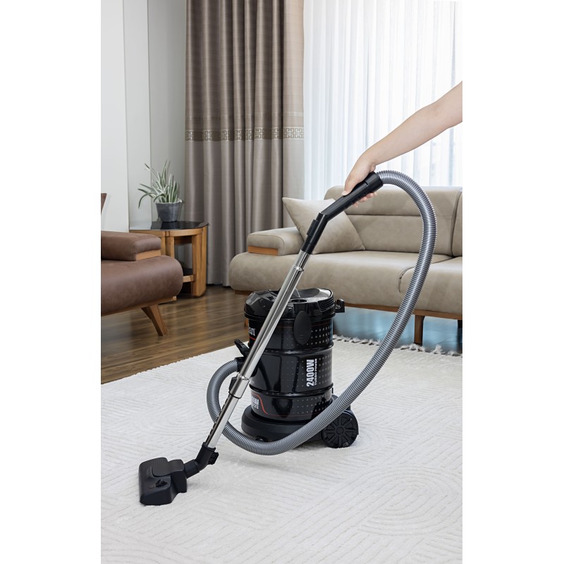 Aspirator Zilan ZLN2006, Putere 2400W, Putere aspirare 200W, Fara sac, Functie de suflare, Capacitate 21L