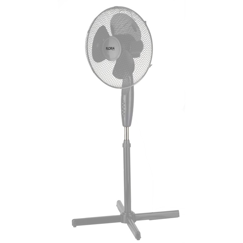 Ventilator cu picior Floria ZLN-0996, 3 trepte de viteza, inaltime reglabila, Rotire stanga-dreapta, Unghi inclinare reglabil, 40W