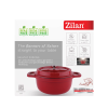 Oala Zilan ZLN0941, Din fier turnat sub presiune puternica, 2.6L, Diametru 22 cm, Inaltime 10 cm, Compatibila cuptor si masina de spalat vase