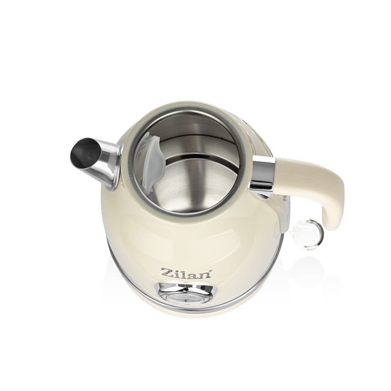 Fierbator Retro Zilan ZLN1184, 2200W, 1.7L, baza detasabila 360°, indicator luminos, protectie fierbere uscata, ON/OFF automat sau manual