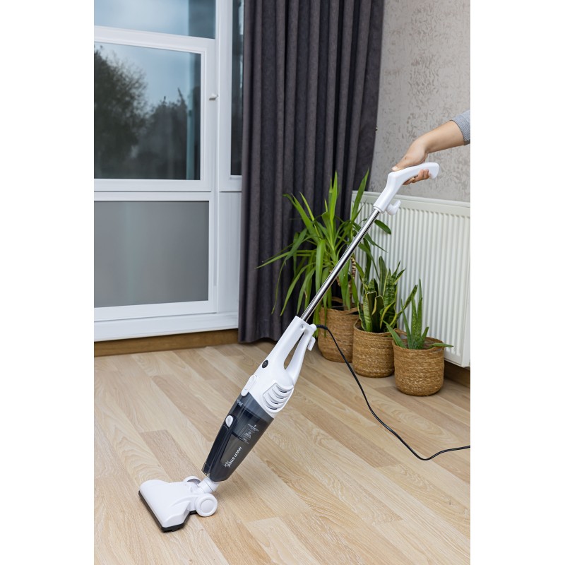 Aspirator vertical Floria ZLN8192 Alb, 2 in 1, fara sac, 800W, cablu de 4.2 m