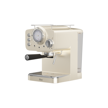 Espressor manual Zilan ZLN2992 Crem,15 Bar, 1.25 l, 1100W, Design Retro