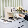 Espressor manual Zilan ZLN2992 Crem,15 Bar, 1.25 l, 1100W, Design Retro
