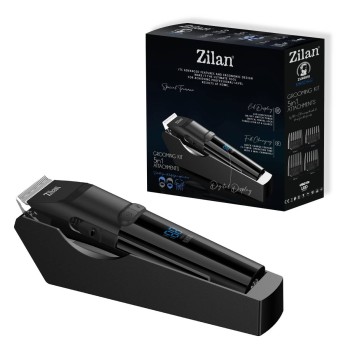 Aparat de tuns trimmer Zilan ZLN8818 Rhodos, afisaj LED, incarcare rapida, lama detasabila