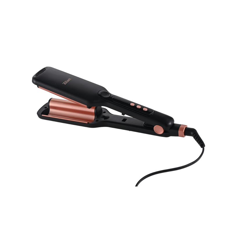Placa pentru ondulat parul in valuri Zilan ZLN9495 Hera, 7 trepte de temperatura, temperatura maxima 210°C, afisaj LED, 82W