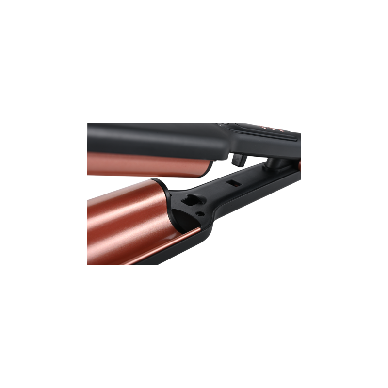 Placa pentru ondulat parul in valuri Zilan ZLN9495 Hera, 7 trepte de temperatura, temperatura maxima 210°C, afisaj LED, 82W