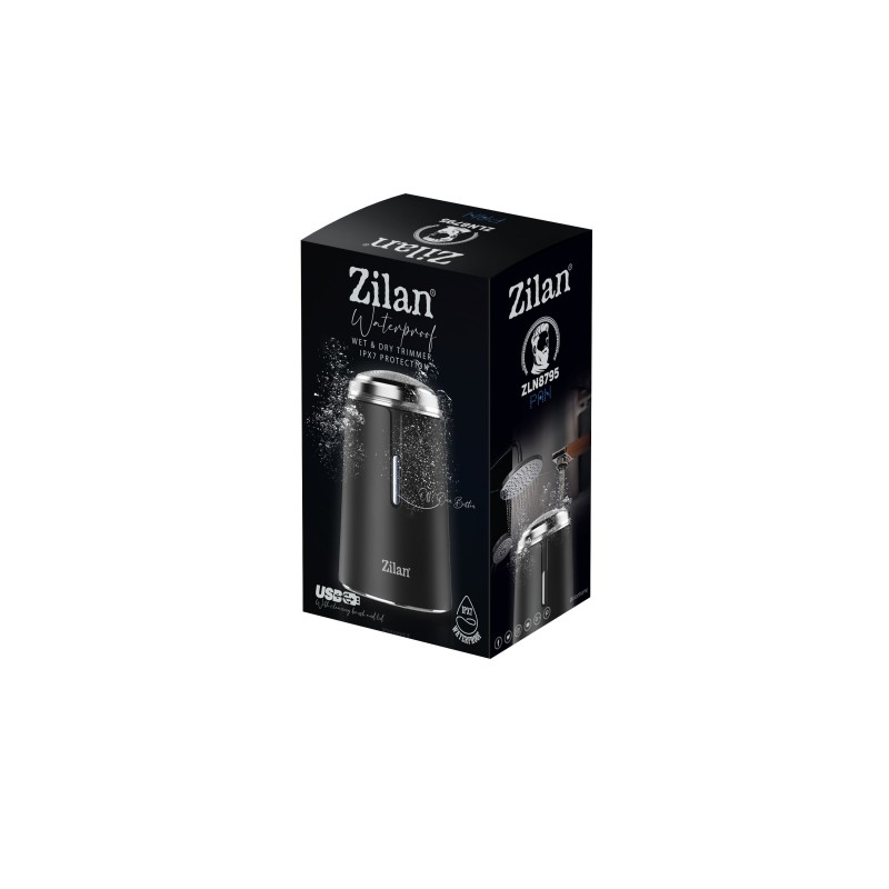 Aparat de ras mini shaver Zilan ZLN8795 Pan, protectie IPx7, lame din otel inoxidabil, buton on/off