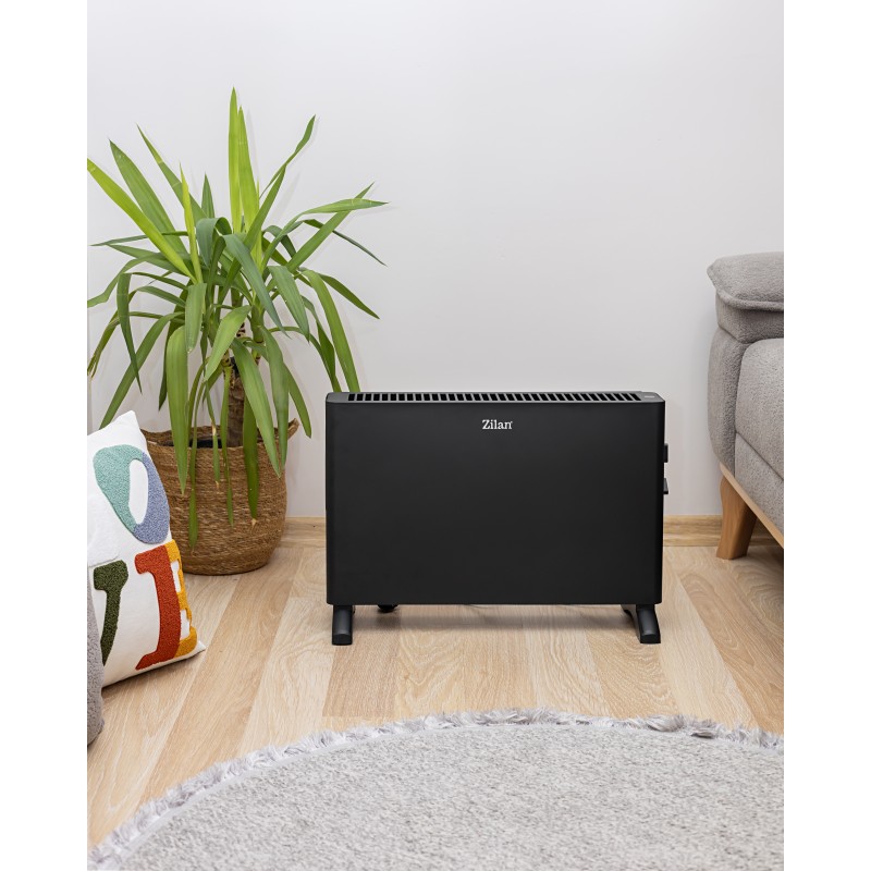 Convector electric Zilan ZLN2044, 2 trepte de viteza 1250W-2000W, termostat reglabil, protectie la supraincalzire