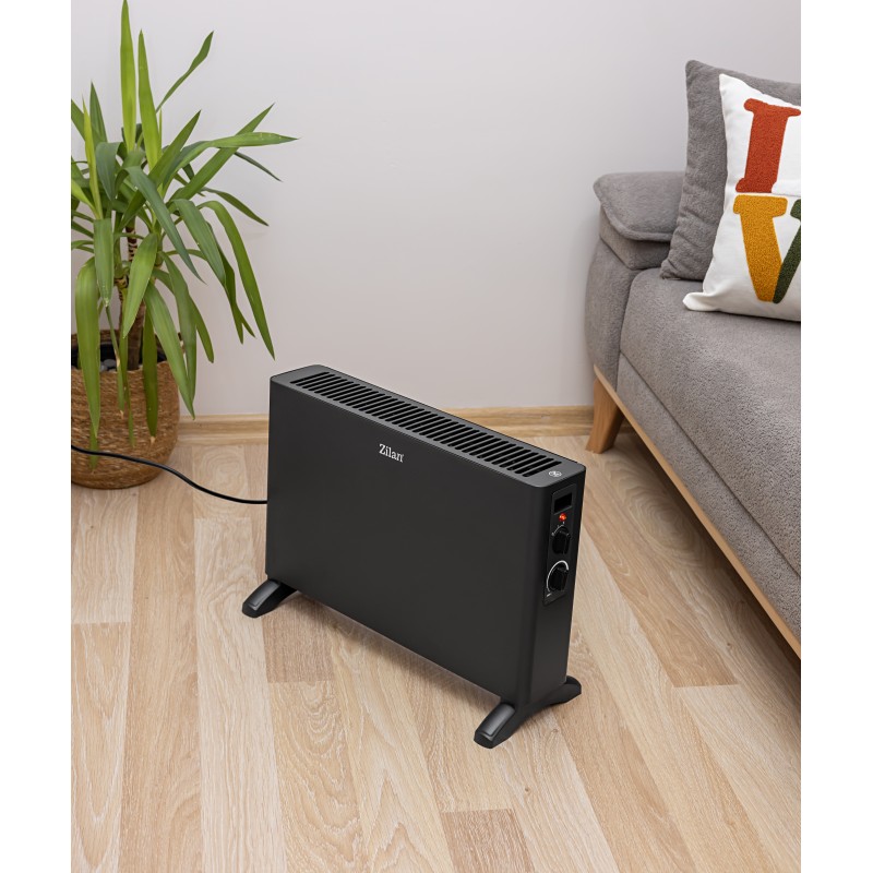 Convector electric Zilan ZLN2044, 2 trepte de viteza 1250W-2000W, termostat reglabil, protectie la supraincalzire