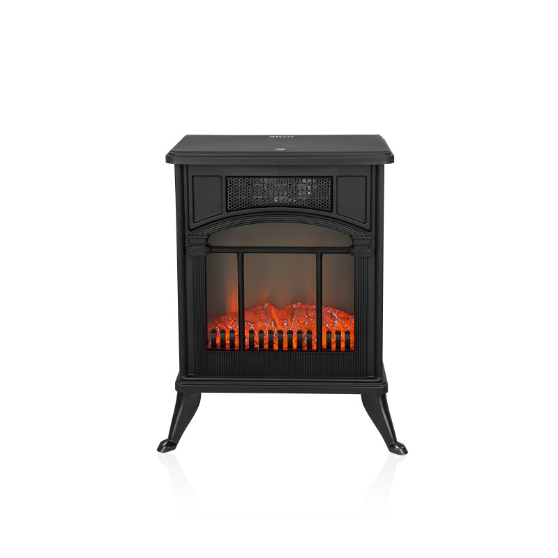 Semineu electric Zilan ZLN2051, 2 trepte de putere 1900W, element de incalzire PTC, afisaj realistic