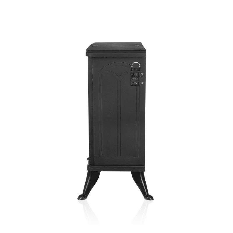 Semineu electric Zilan ZLN2051, 2 trepte de putere 1900W, element de incalzire PTC, afisaj realistic