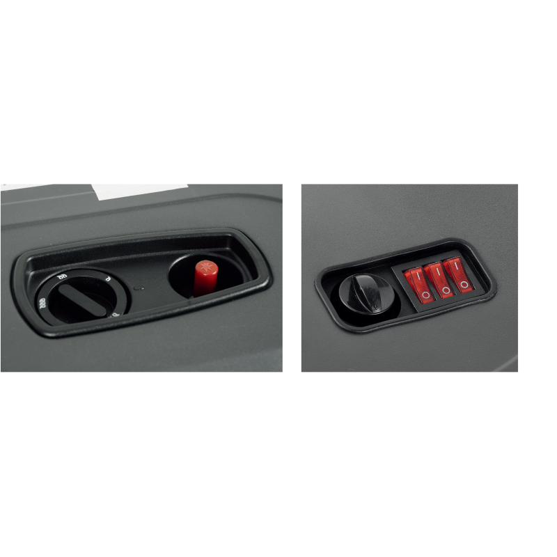 Soba electrica si gaz Zilan ZLN2020, aprindere piezoelectrica, termostat, protectii de siguranta, 4200W